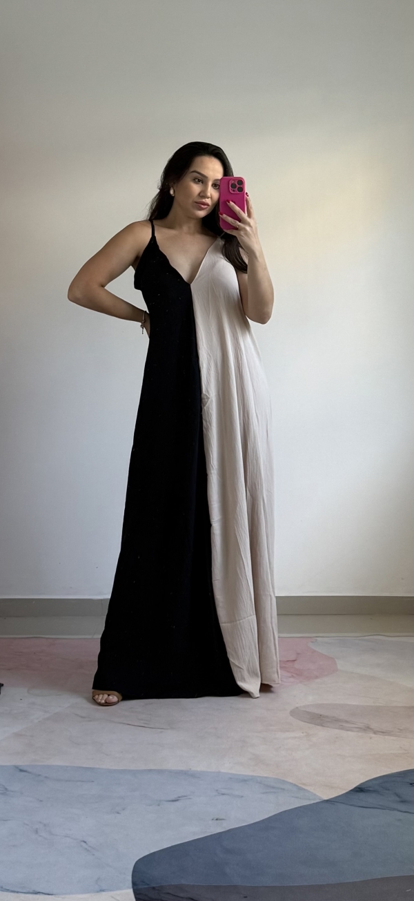 Vestido Bicolor