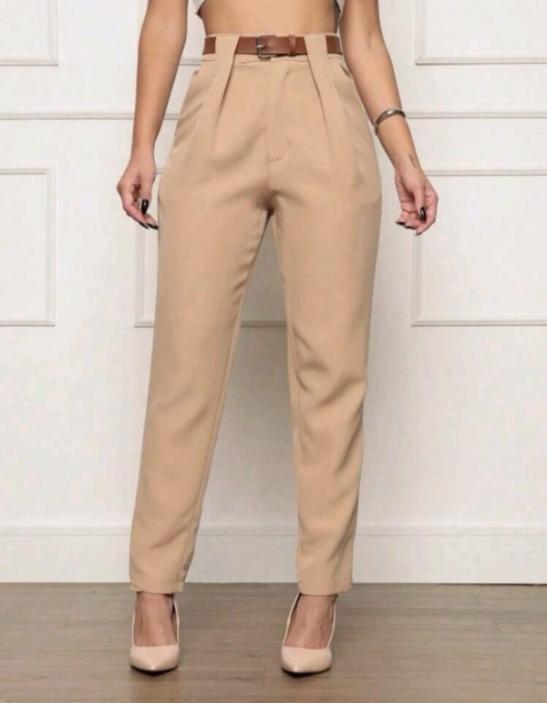 Calça Alfaiataria Bege