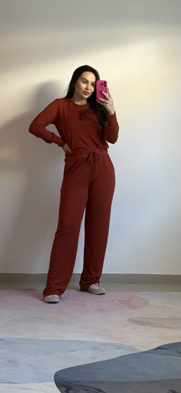 Conjunto Lanzinha Terracota