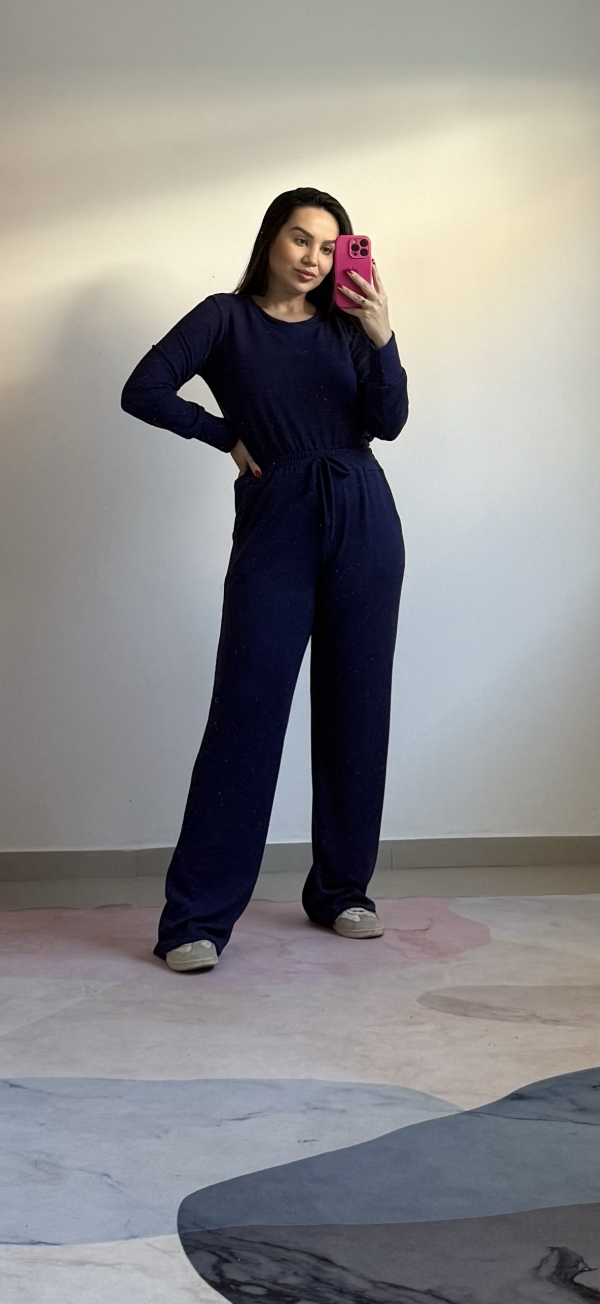 Conjunto Lanzinha Azul